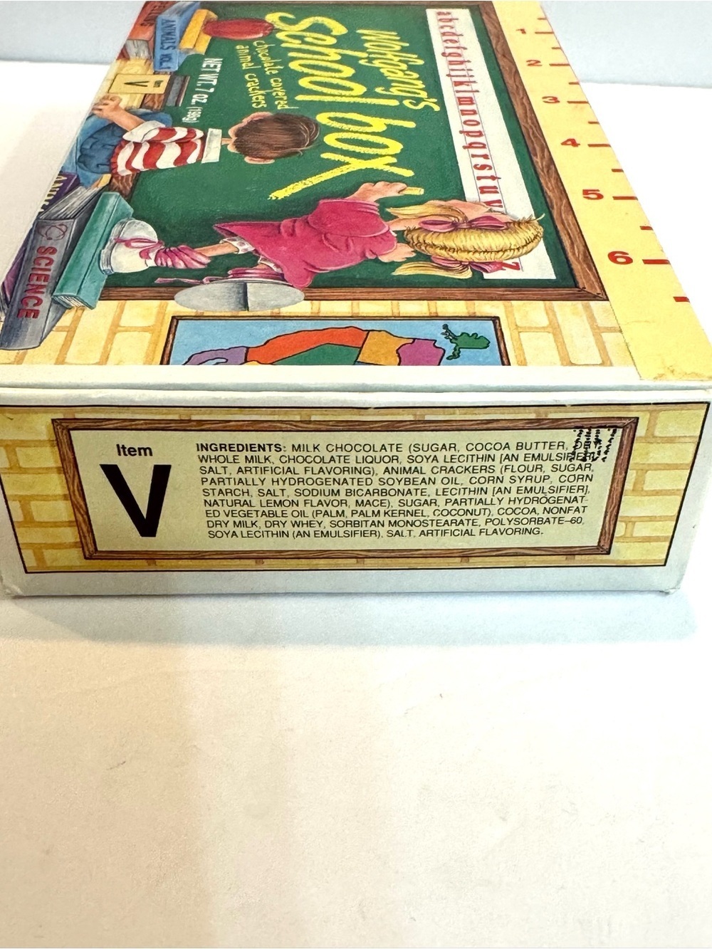 Vintage Wolfgang Candy School Box Classroom Scene Retro 1980s Pencil Box - Picture 7 of 10